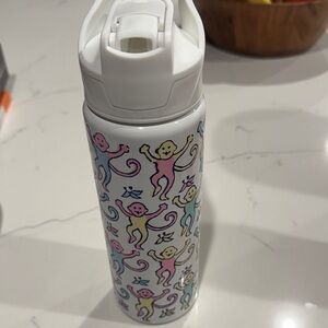 Colby Roller Rabbit x Pottery Barn Teen Disco Monkey Print Water Bottle
